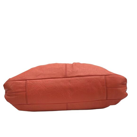 Coach Ashley Carryall Satchel F15513 Salmon/Coral Shoulder Bag - Picture 6 of 16